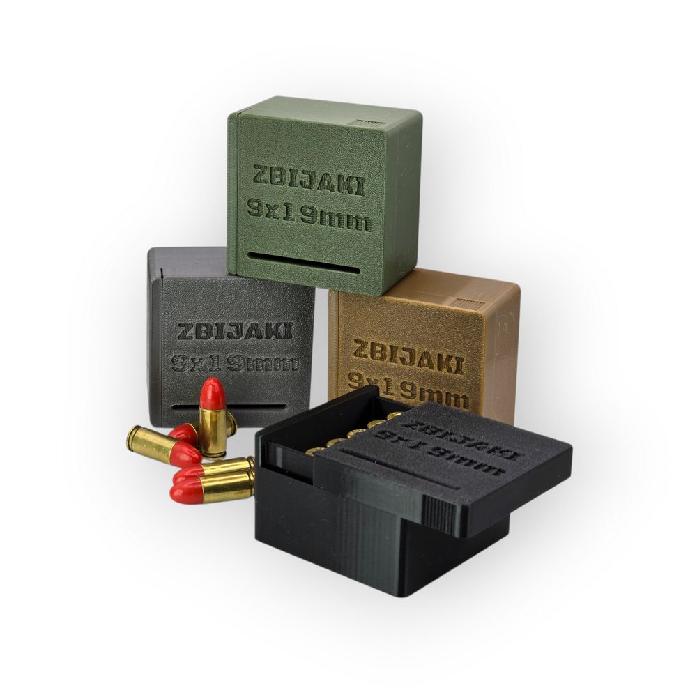 Pudełko na zbijaki 9x19mm