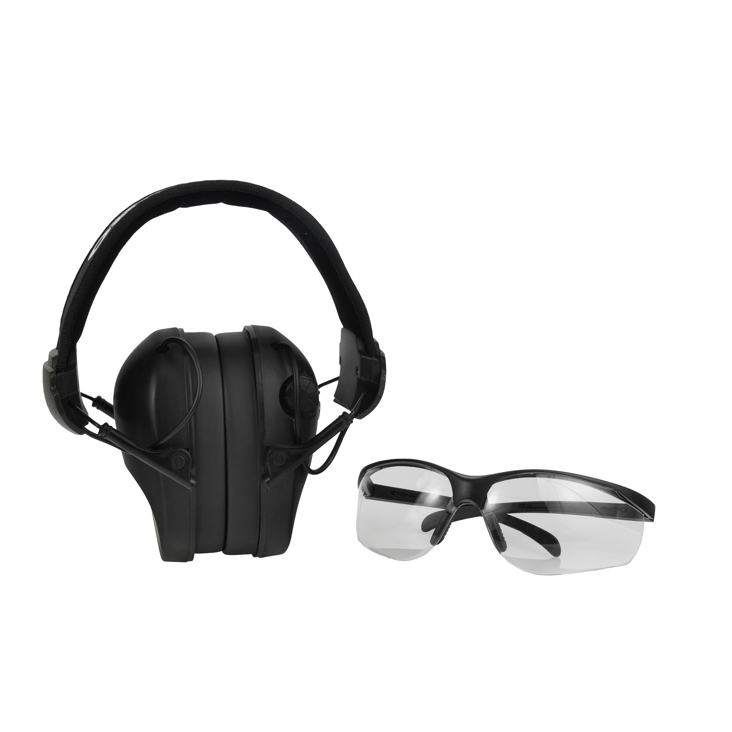 Ochronniki słuchu aktywne RealHunter ACTiVE PRO + okulary